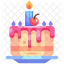 Pastel de cumpleaños  Icono