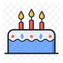 Pastel de cumpleaños  Icono