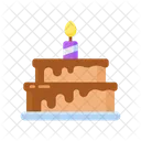 Pastel de cumpleaños  Icono