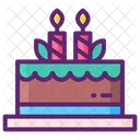 Pastel de cumpleaños  Icono