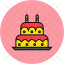 Pastel de cumpleaños  Icono