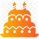 Pastel de cumpleaños  Icono