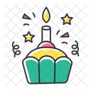 Pastel de cumpleaños  Icono