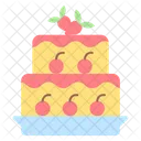 Pastel de cumpleaños  Icono