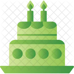 Pastel de cumpleaños  Icono