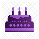 Pastel de cumpleaños  Icono