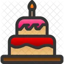 Pastel de cumpleaños  Icono