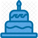 Pastel de cumpleaños  Icono