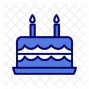 Pastel de cumpleaños  Icono