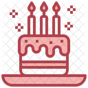 Pastel de cumpleaños  Icono