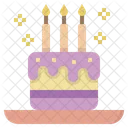 Pastel de cumpleaños  Icono