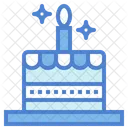 Pastel de cumpleaños  Icono