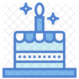 Pastel de cumpleaños  Icono