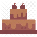 Pastel de cumpleaños  Icono