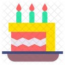 Pastel de cumpleaños  Icono