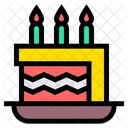 Pastel de cumpleaños  Icono