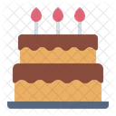 Pastel de cumpleaños  Icono