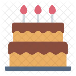 Pastel de cumpleaños  Icono