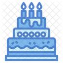 Pastel de cumpleaños  Icono