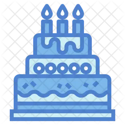 Pastel de cumpleaños  Icono