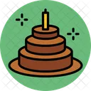 Pastel de cumpleaños  Icono