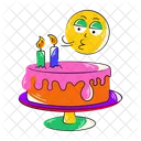 Pastel de cumpleaños  Icono