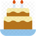 Pastel de cumpleaños  Icono