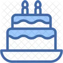 Pastel de cumpleaños  Icono