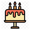 Pastel de cumpleaños  Icono