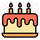 Pastel de cumpleaños  Icono