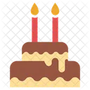 Pastel de cumpleaños  Icono