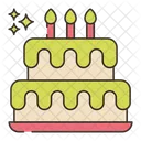 Pastel de cumpleaños  Icono