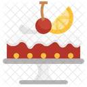 Pastel de frutas  Icono