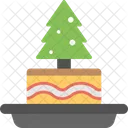 Pastel de Navidad  Icono