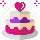 Pastel Pastel De Boda Pastel De San Valentin Icono