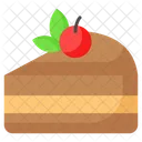 Pastel Chocolate Postre Icono