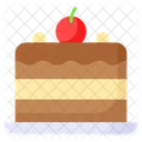 Pastel Chocolate Postre Icono
