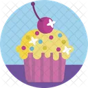 Fiesta Pastel De Muffins Pastel Icono