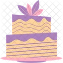 Pastel plateado  Icono