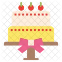 Pastel de regalo  Icono