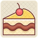 Pasteleria Rebanada De Pastel Postre Icono