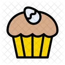 Cupcake Muffin Pascua Icono