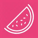 Pasteque Tranche Fruits Icon