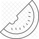 Pasteque Thinline Icon Icône