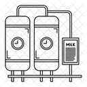 Lait De Pasteurisation Pasteurisation Lait Icône
