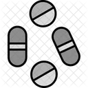 Pastillas Farmaceutica Medicina Icono