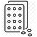 Pastillas Drogas Medicamentos Icono