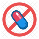 Icono De Pastillas Prohibidas Medicina Salud Icono