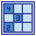Table Game Blue Icon