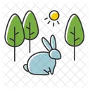 Pastizales para conejos  Icono